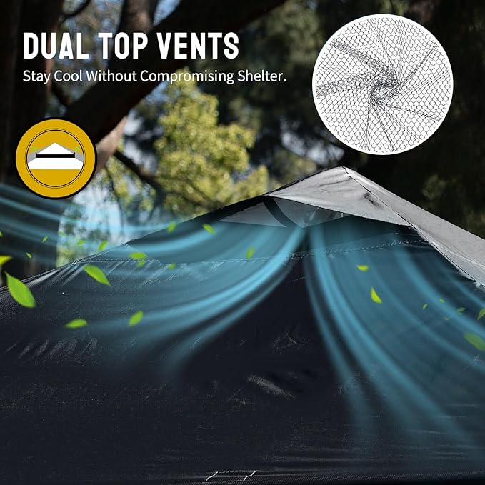 CROWN SHADES 12x12 Pop Up Canopy Outside Canopy, Patented One Push Tent Canopy with Wheeled Carry