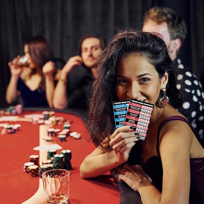 Poker Hand Rankings Chart Rules Cheat Sheet Cards Poker Hands Ranking Card Beginners Quick