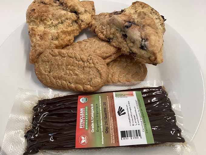 26 Organic Madagascar Vanilla Beans Grade A. Certified USDA Organic. Fresh by FITNCLEAN VANILLA for