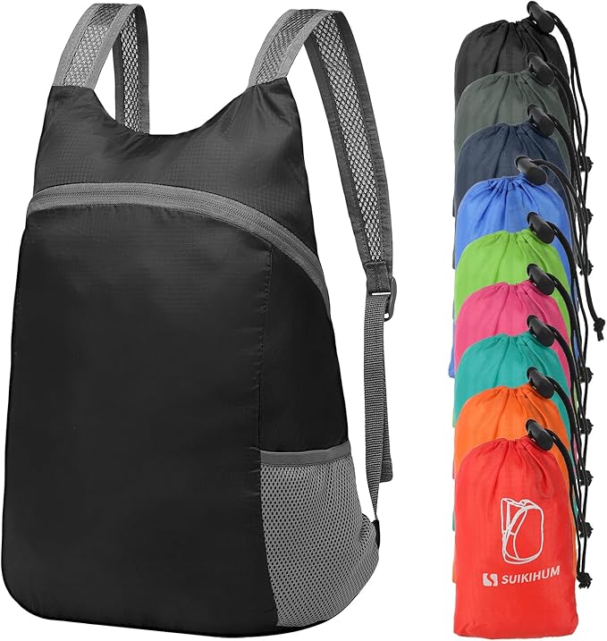 20L Ultra Hiking-Daypack Lightweight Foldable Travel Packable Backpack for Camping Cycling
