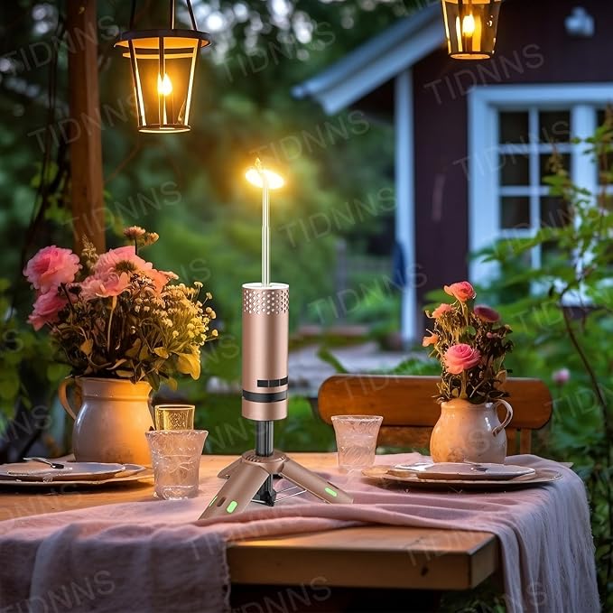 Camping Lights Rechargeable, Detachable Camping Lantern with Stand, Telescopic Waterproof Camp