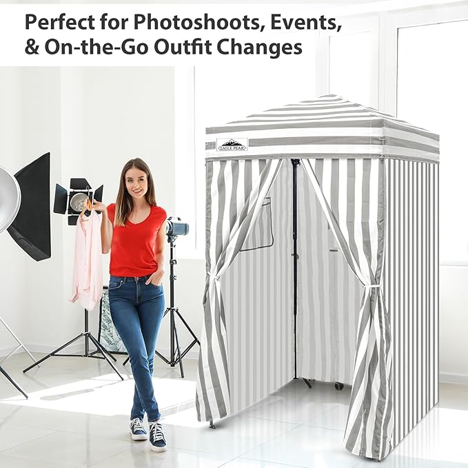 EAGLE PEAK Flex Ultra Compact 4x4 Pop-up Canopy, Sun Shelter, Changing Room, Portable Privacy