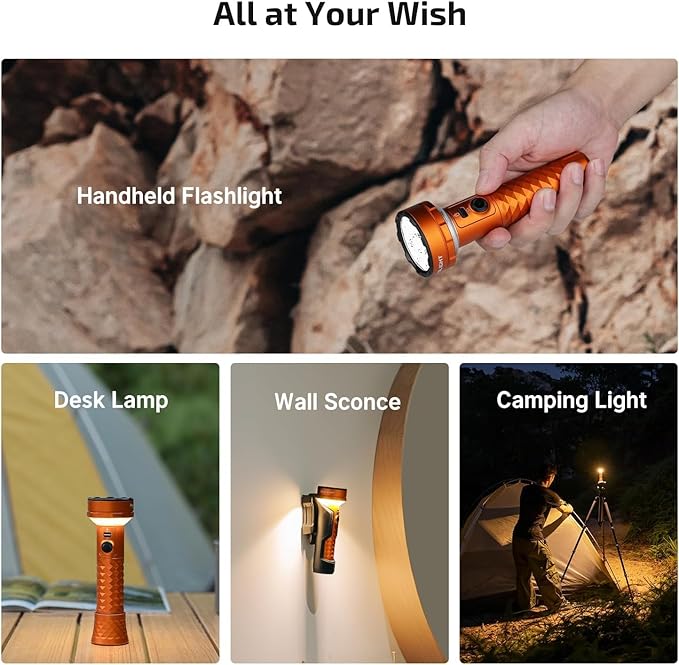 OLIGHT Prowess Rechargeable High Lumen Flashlights, 5,000lms Super Bright Flashlight with Holster