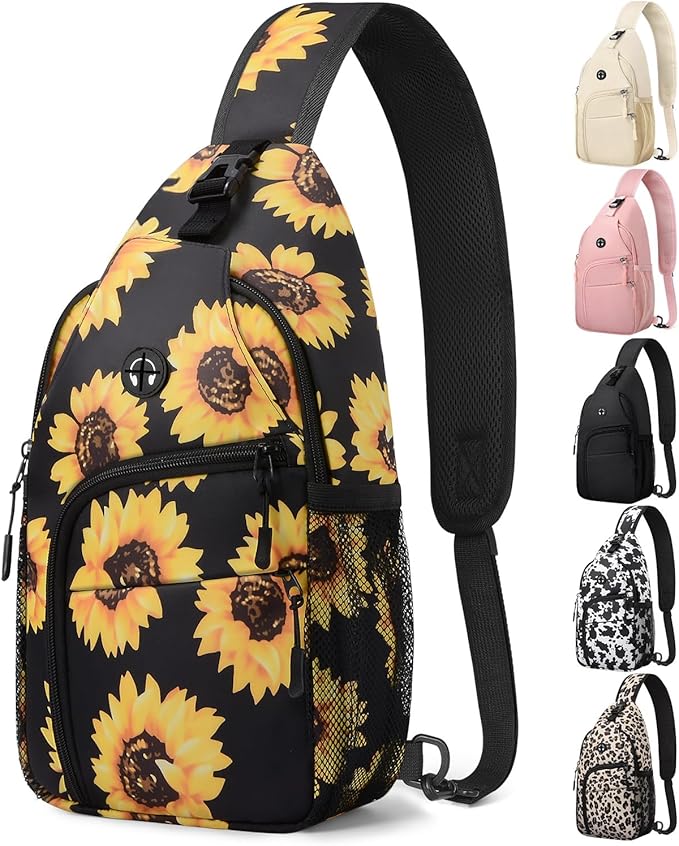 Crossbody Bags for Women Man Waterproof Sling Bag Backpack Trendy Casual Cross Body Bag with