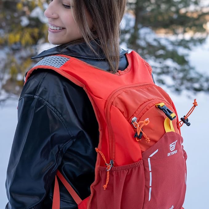 SKYSPER Small Hiking Backpack - 15L Travel Daypack Lightweight Bag Water Resistant Hiking Backpacks