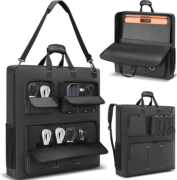 Solar Panel Storage Bag Compatible with Jackery SolarSaga 100W 200W/Anker 100W 200W/Ecoflow 160W