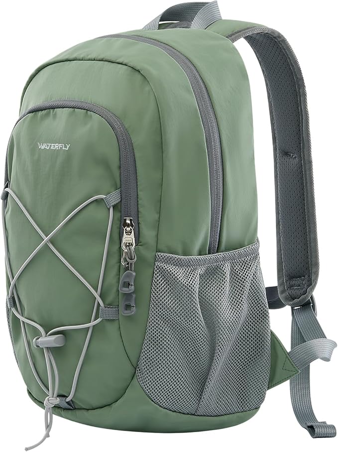 WATERFLY 12L Small Hiking Backpack: Day Pack Lightweight Travel Bag Camping Fitness Cycling Outdoor