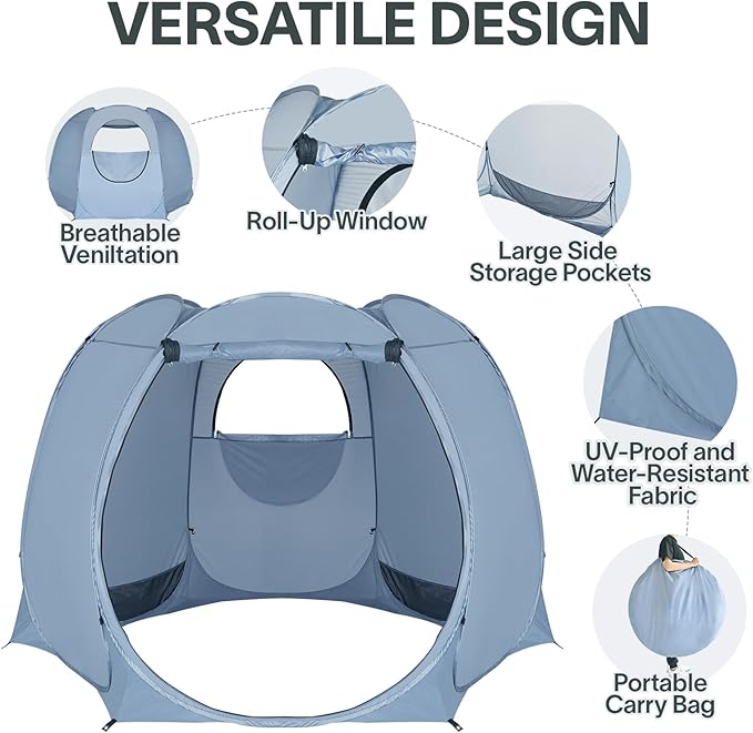 Alvantor Pop Up Screen Tent House Room Instant Outdoor Camping Canopy Sun Shelter Gazebo for Patio