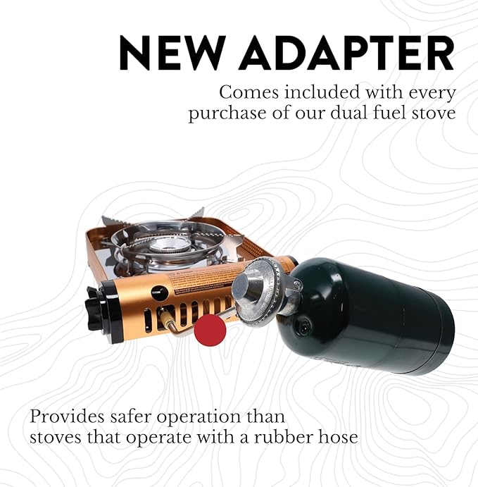 Gas ONE GS-4000P - Camp Stove - Premium Propane or Butane Stove with Convenient Carrying Case