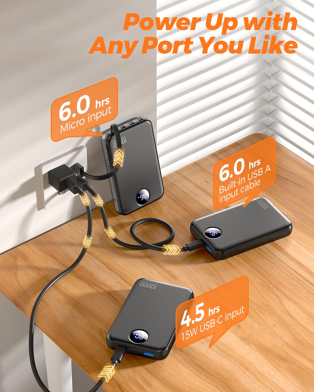 Zmmyuluo Portable Power Bank - 10000mAh - product view 4