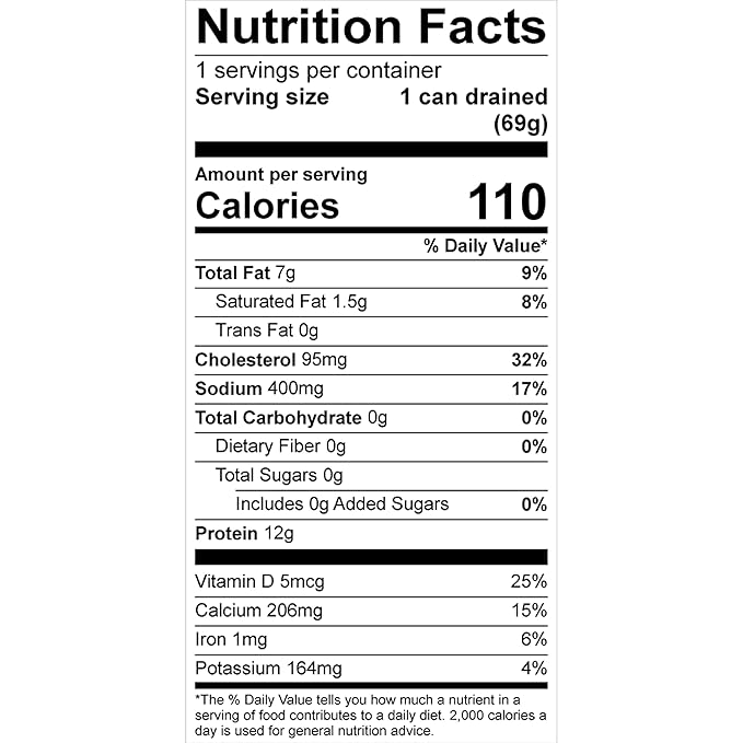 Chicken of the Sea Sardines, 3.75 oz. Cans (Pack of 18), Mediterranean Style, Wild Caught Sardines
