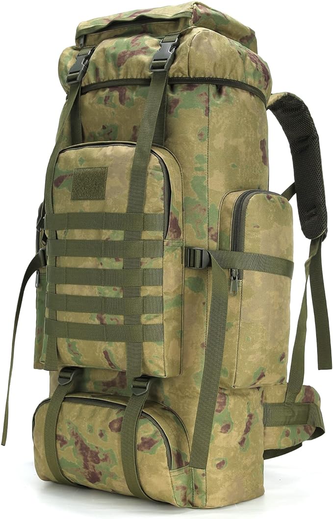 Hiking Backpack for Men 70L/100L Camping Backpack Military Rucksack Molle 3 Days Assault Pack for
