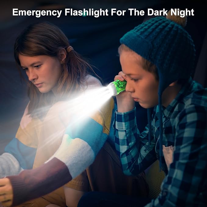 Treela 36 Pcs Hand Crank Flashlights Operation Christmas Bulk Items Squeeze Flashlight No Battery