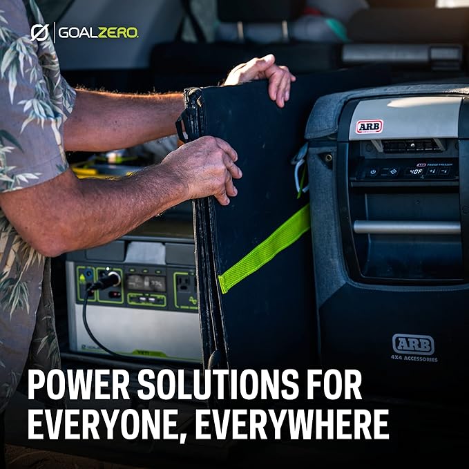 Goal Zero Nomad 200-Watt Solar Panel, Folding Solar-Panel Charger with Kickstand, Portable