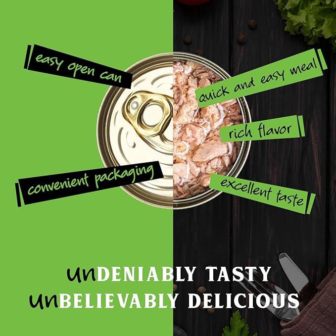 unMEAT Plant Based Tuna Style Flakes | Easy to Prepare Vegan Canned Tuna in Sunflower Oil, 12 pack