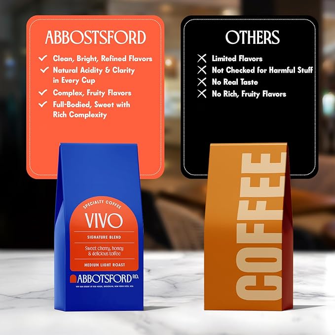 Vivo Arabica Whole Coffee Beans, Specialty Coffee, Signature Blend Medium Light Roast Whole Bean