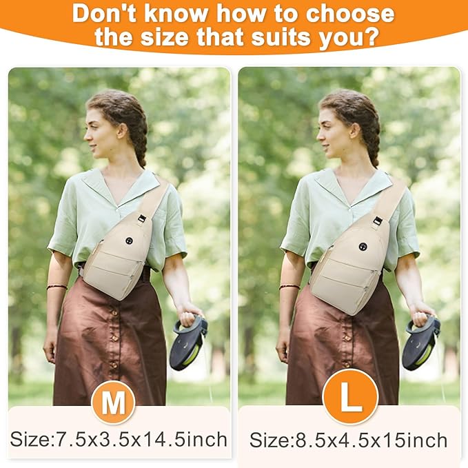 Crossbody Bags for Women Men Trendy Sling Bag Bakpack Casual Chest Bag with Convertible Shoulder