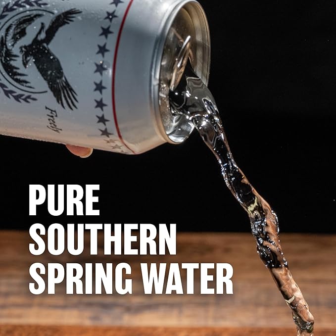 Free Bird, Southern Spring Water, 12-Pack (19.2oz Tallboy Cans) ??Crisp & Clean Blue Ridge Mountain