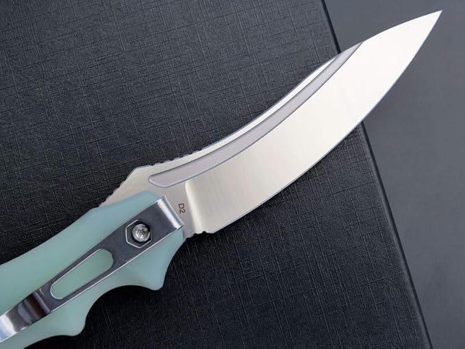 Eafengrow EF951 Folding Knife,D2 Blade and G10 Handle with Liner Lock Ball Bearing Pocket Knife EDC