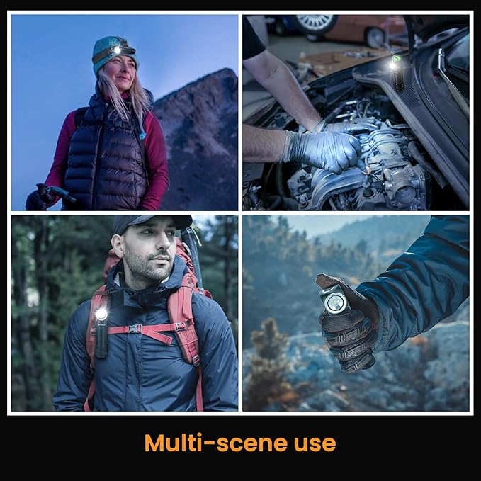 sofirn HS40 Rechargeable Headlamp 2000 Lumens, Super Bright Headlamp Flashlight with 6500k SST40