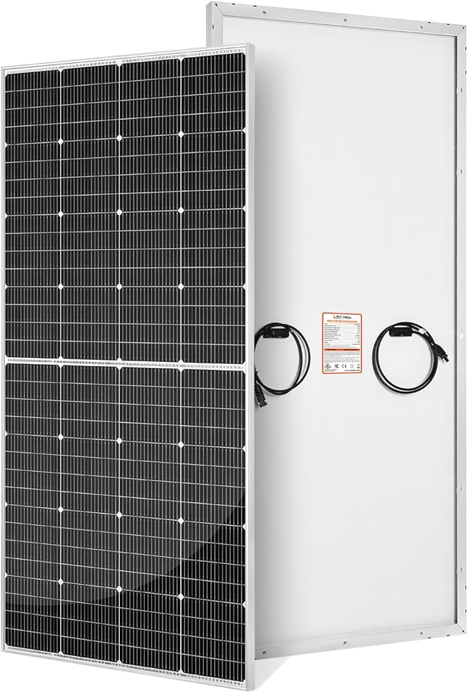 RICH SOLAR 250W 24V 16BB Cell Monocrystalline Solar Panel N-Type Cells High Efficiency Solar Module
