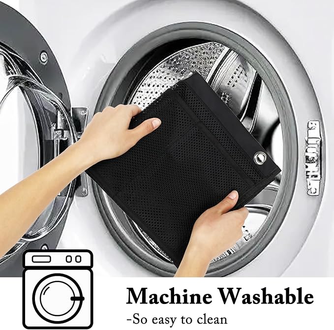 Mesh Shower Caddy Hanging, Quick-Drying Shower Organizer with 7 Pockets, Portable Bathroom
