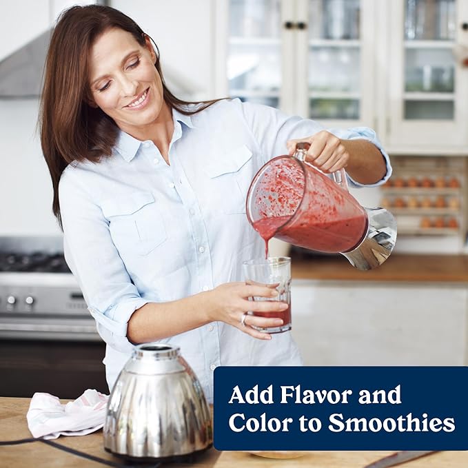 Augason Farms Freeze Dried Sliced Strawberries Can - Gluten Free Snack for Baking, Smoothies, and