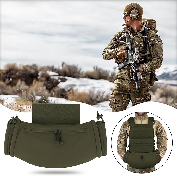 PETAC GEAR Tactical Hand Warmer,Portable Drop Hanger Waist Handwarmer Pouch for Hunting Golf