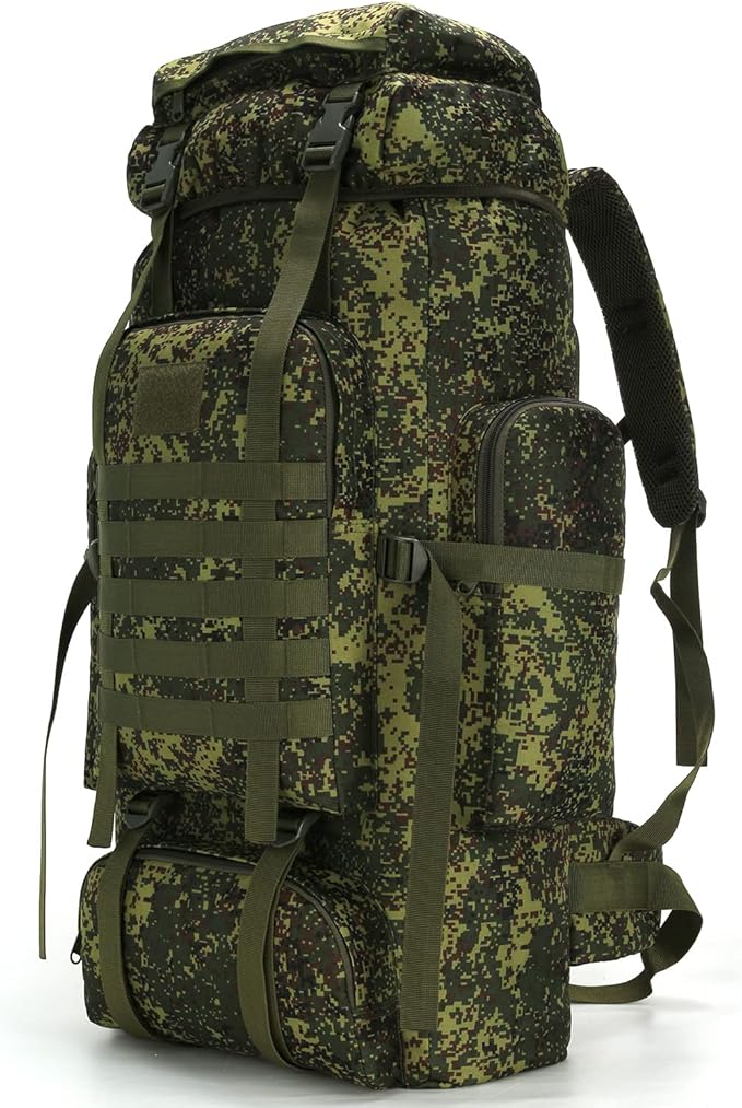 Hiking Backpack for Men 70L/100L Camping Backpack Military Rucksack Molle 3 Days Assault Pack for