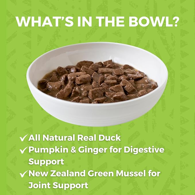 KOHA Minimal Ingredient Duck Stew for Dogs, High Protein Limited Ingredient Dog Food, 12.7oz Cans