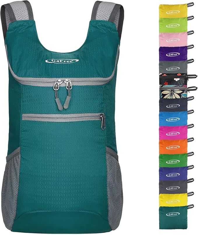 G4Free Lightweight Packable Hiking Backpack for Men Women Small Hiking Daypacks Foldable Shoulder