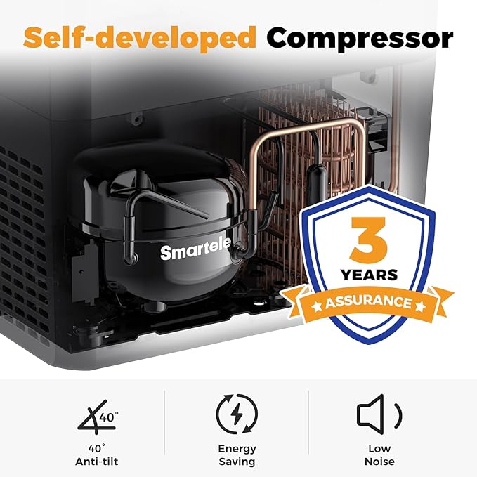 Setpower 12V Refrigerator 21 Quart Portable Freezer 50 Hours Keep Cool,Electric Cooler for Vehicles