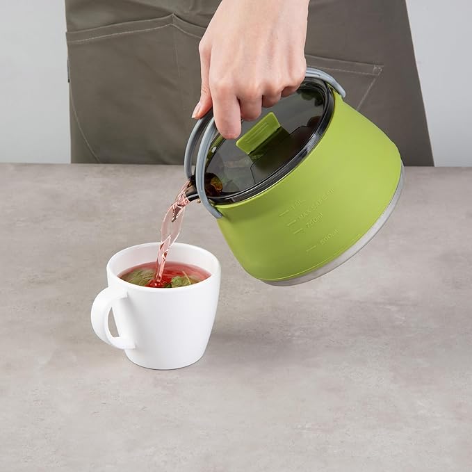 Restaurantware-Hi Tek 1 Liter Collapsible Camping Kettle, 1 Portable Cook Pot - With Perforated