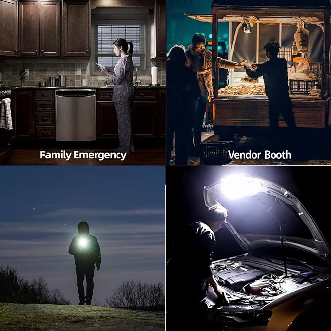 Tent Light LED Rechargeable Camping Portable Hanging Lantern,IPX5 Waterproof Outdoor Lights with