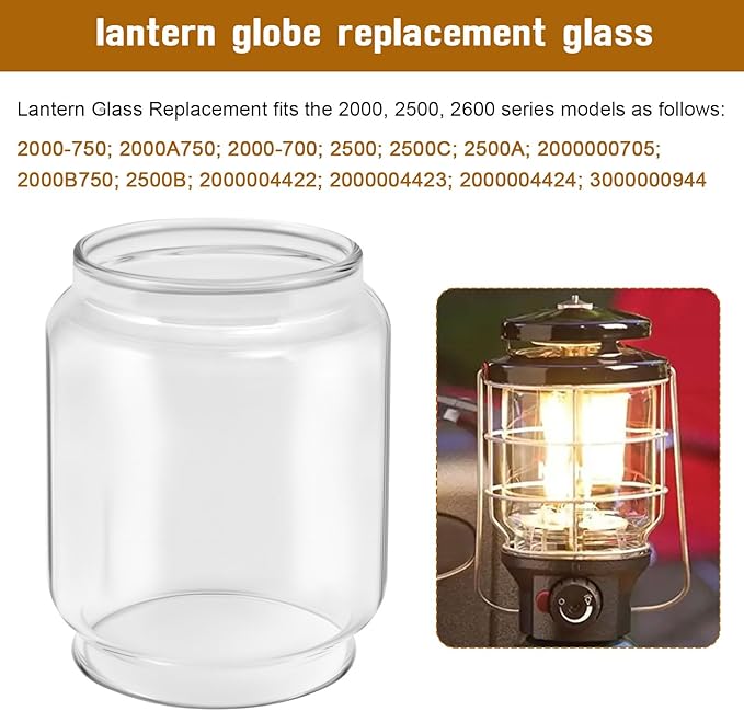 Replacement Lantern Globe for Coleman Max Northstar Lanterns, Coleman Lantern Parts Replacement