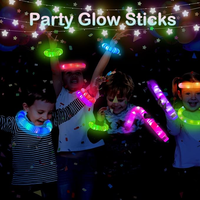 Halloween Glow Sticks Party Favors for Kids 12 PCS-Glow in Dark Party Supplies for Toddlers, Light