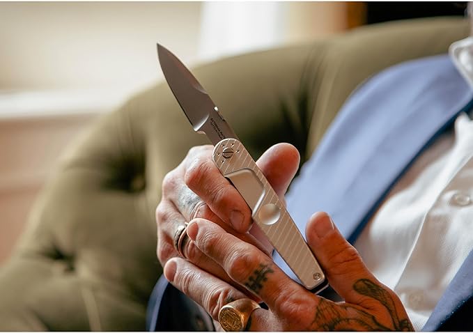 Extrema Ratio - LKU01 (Sideral), Folding Knife, Böhler N690 Steel Blade 58 HRC, Sandblast Finish