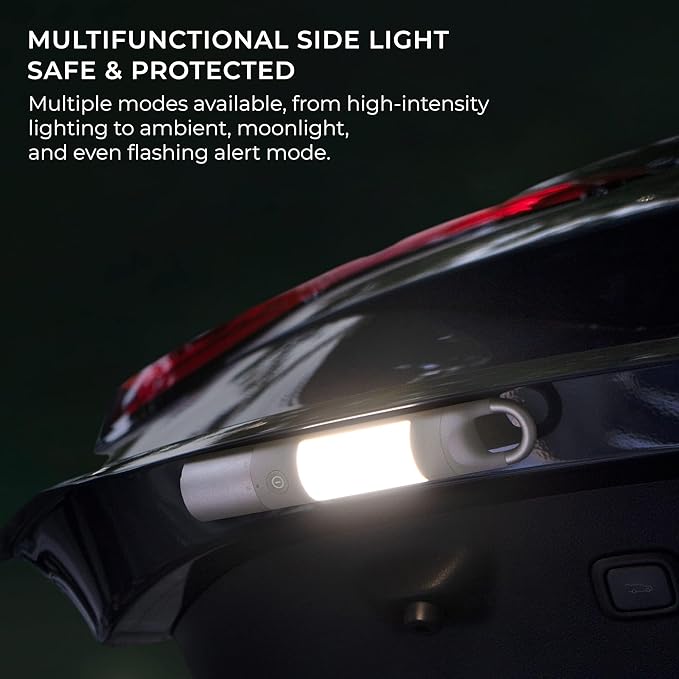 HOTO Flashlight Duo, USB-C Rechargeable, Dual Light Source, Colorful Ambient Light, SOS & Strobe