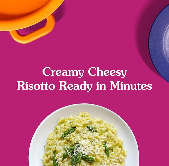 BEN'S ORIGINAL Risotto Cheese Flavored Rice, Easy Dinner Side, 8.5 oz Pouch (Pack of 12)