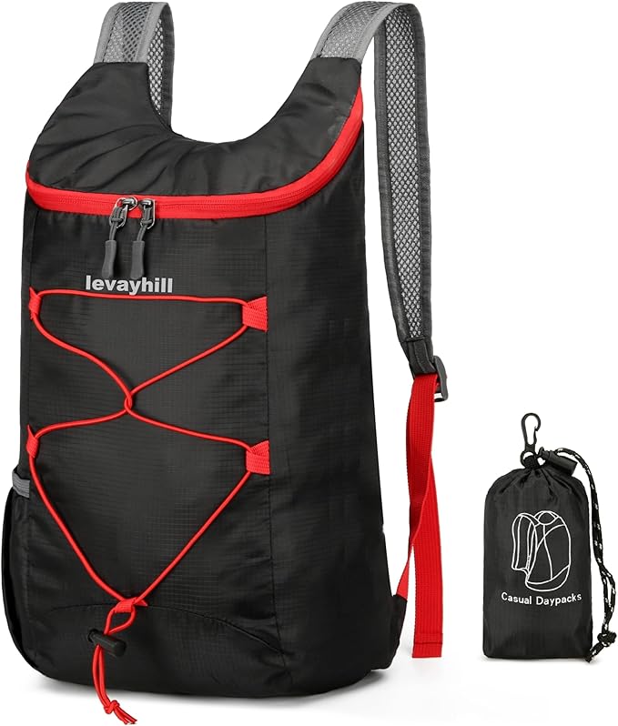 16L Lightweight Foldable Hiking-Backpack Small Packable-Daypack For Travel,Ultralight