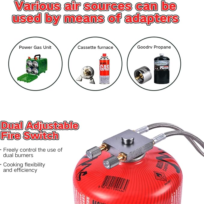 BRS-32 Portable Camping Stove, Foldable, Adjustable Control, and Carrying Case Included
