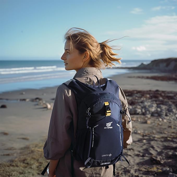 SKYSPER Small Hiking Backpack - 15L Travel Daypack Lightweight Bag Water Resistant Hiking Backpacks