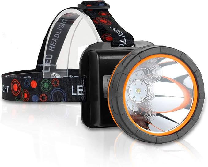 Coon Hunting Light, Super Bright LED Headlamp with 2 Light Modes, Waterproof & Rechargeable Hard