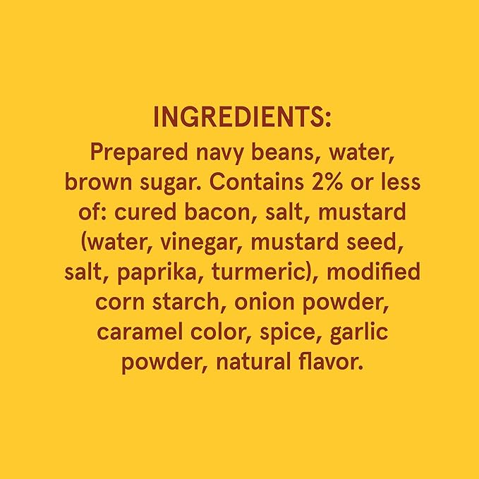 BUSH'S BEST 16 oz Canned Original Baked Beans, Source of Plant Based Protein and Fiber, Low Fat