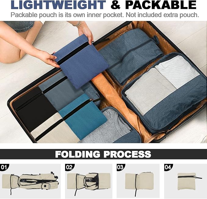 Seektop 15L Small Hiking Backpack for Women Men, Foldable Packable Backpack with Phone Pocket