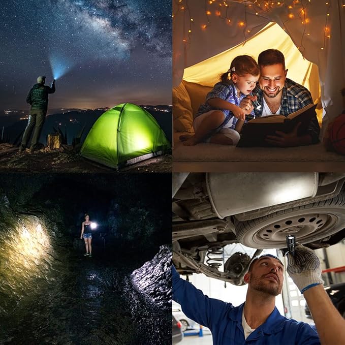 WINDFIRE Flashlights 1200 Lumens Tactical LED Flashlight 1 Mode High Powered Handheld Torch Water