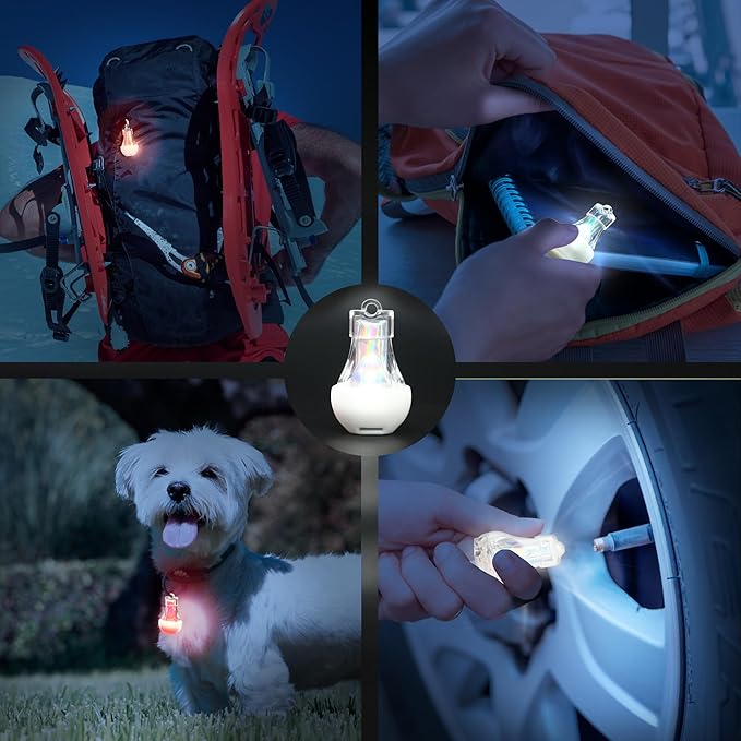 Mini Lantern LED Flashlight, Small Keychain Flashlight Rechargeable USB, Waterproof Pocket Purse