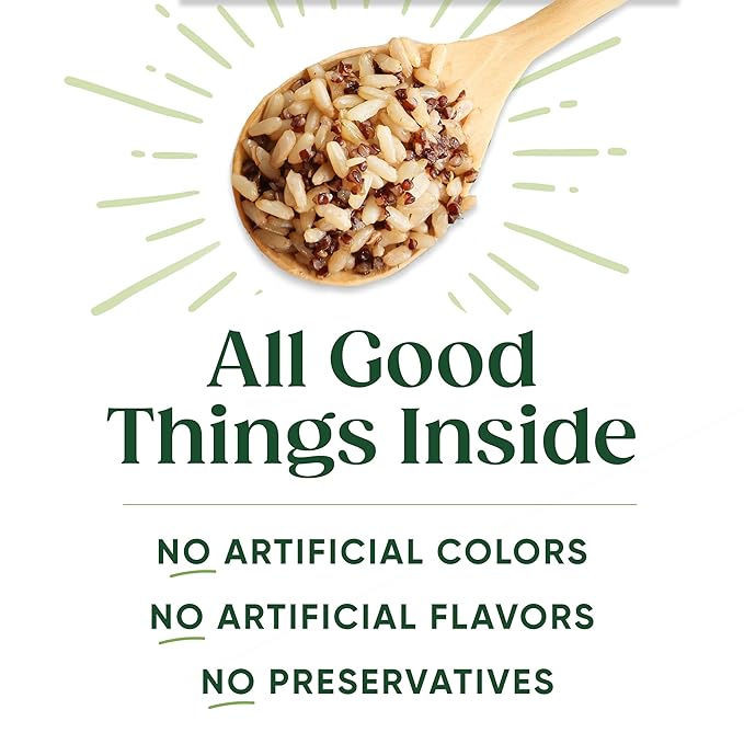 SEEDS OF CHANGE Organic Quinoa, Brown & Red Rice with Flaxseed, Microwaveable Ready to Heat, 8.5