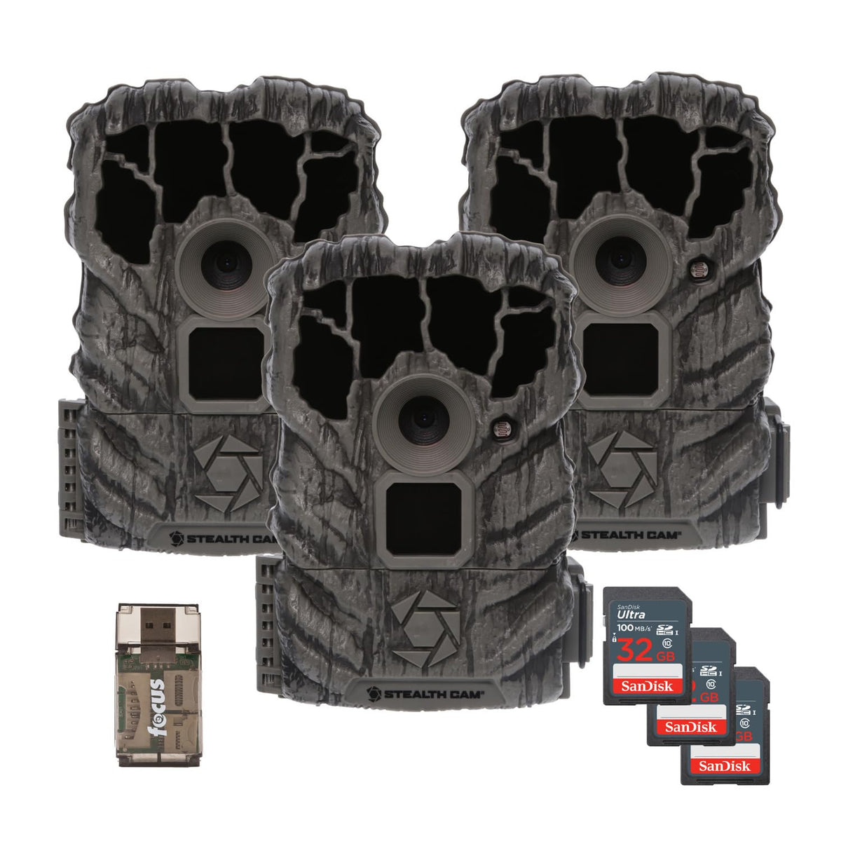 Stealth Cam Browtine 14MP Trail Camera Bundle