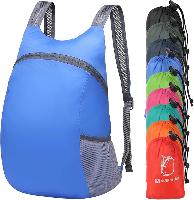 20L Ultra Hiking-Daypack Lightweight Foldable Travel Packable Backpack for Camping Cycling